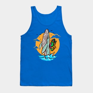 I want fly free whale Tank Top